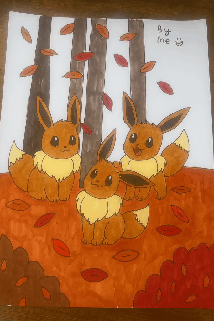 Here is some eevee fan art!! What are yalls opinions on this one :)