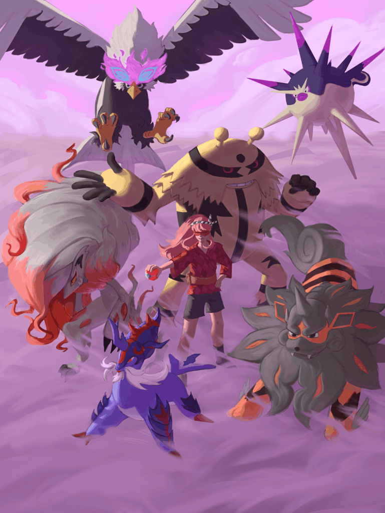 Did my team in pokemon arceus after finishing the game!