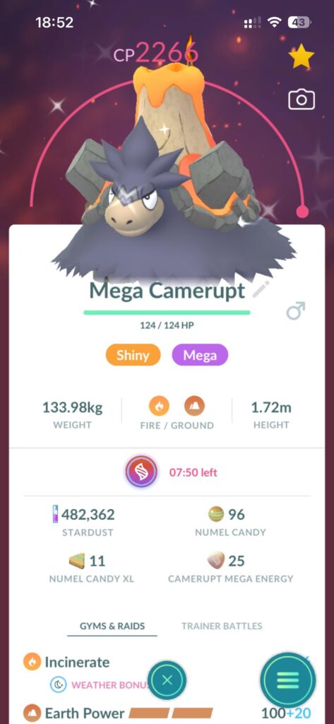 first raid, first shiny 😜