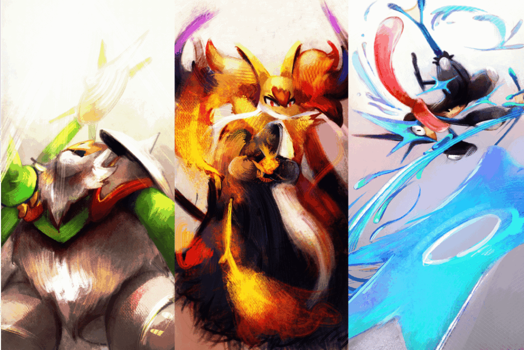 (OC) The Mega Kalos Starters!