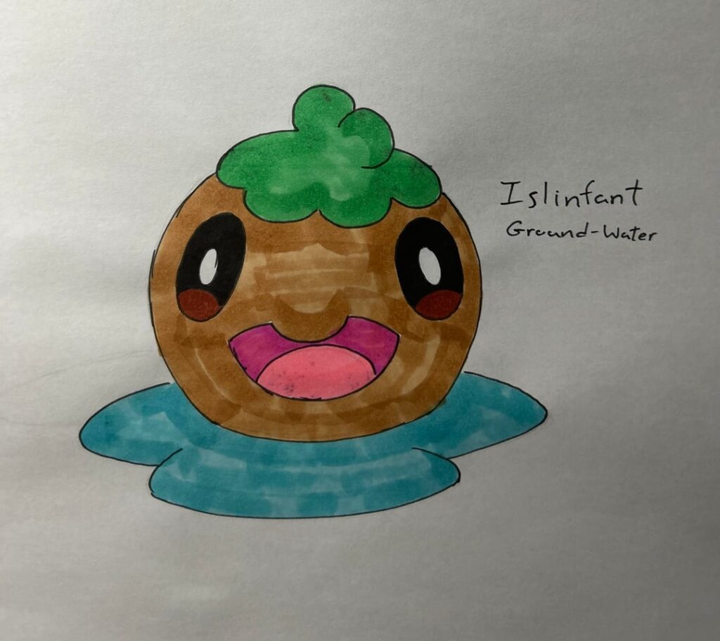Monument Mythos fakemon for my Creepypasta/ analog horror inspired region