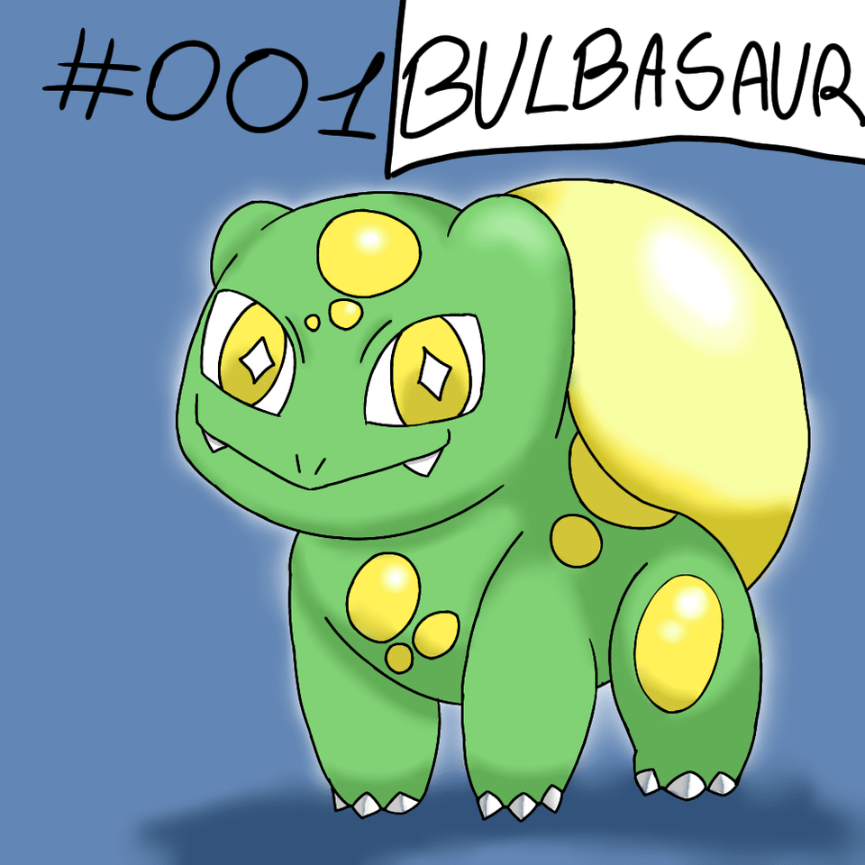 And there are digital drawings of the regional starters, colored and etc. The popplio is probably the worst one i did lmao