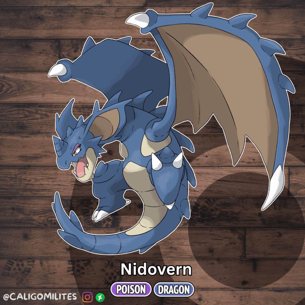 Nidovern - Evolution of Nidorina with a Dragonscale