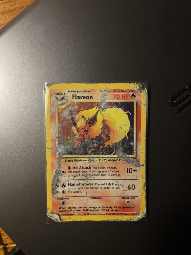 Ruined some good pokemon cards as a kid… haven’t we all?