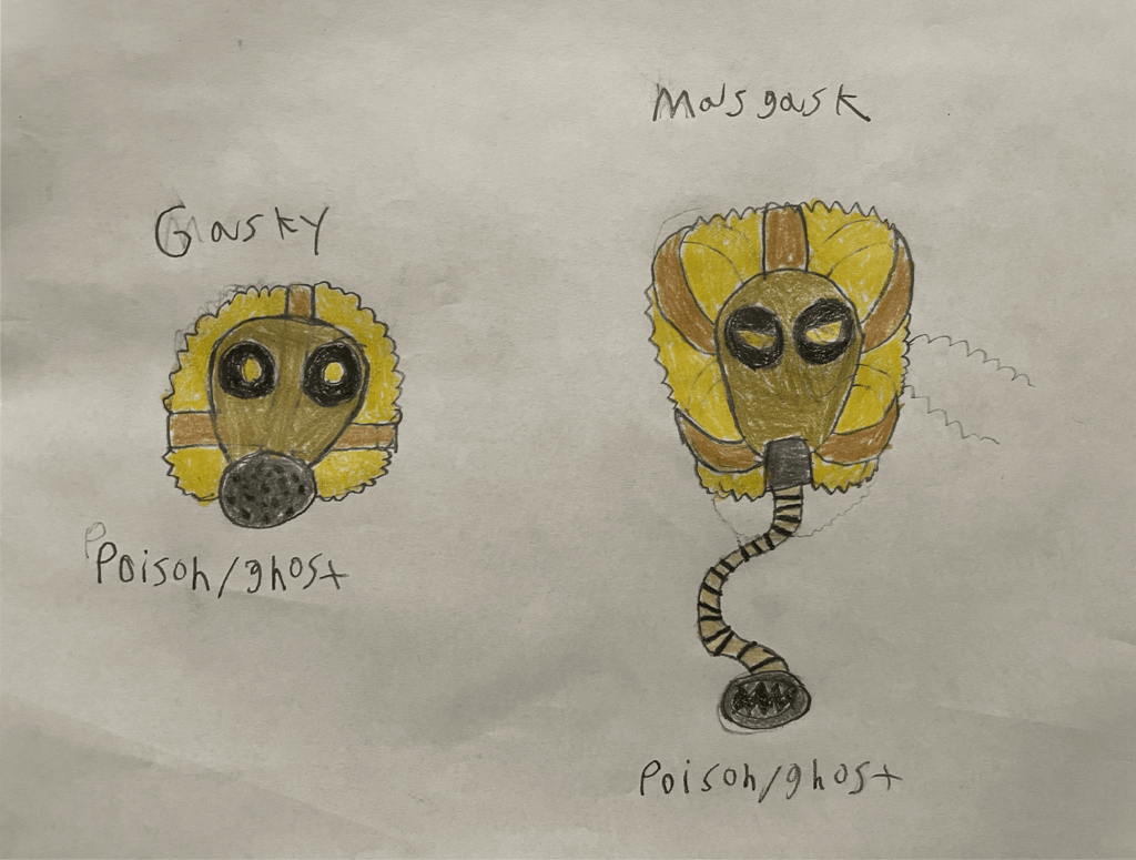 WW2 history class final fakemon project.