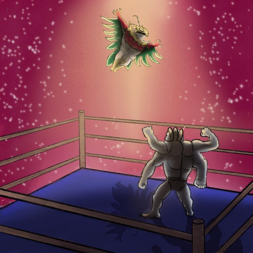 Mega Hawlucha is so cool, (oc)