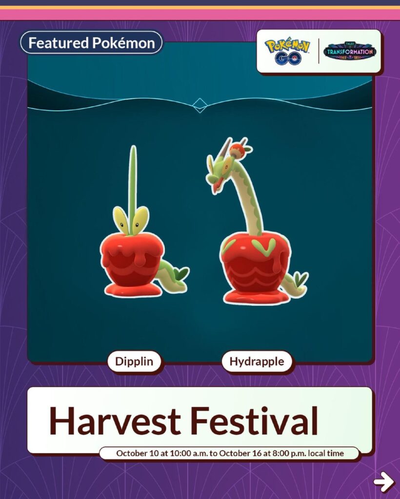 Harvest Festival Niantic Infographic