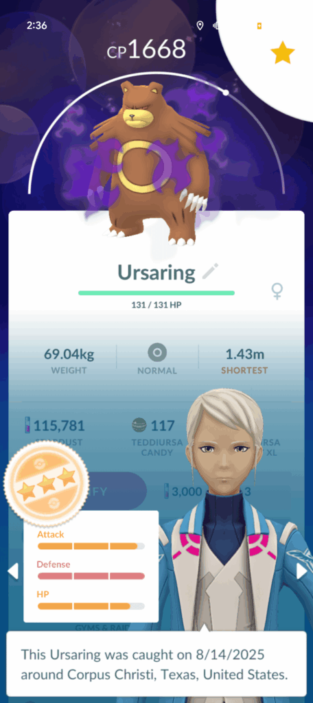 Purify for the hundo? Or keep the shadow?