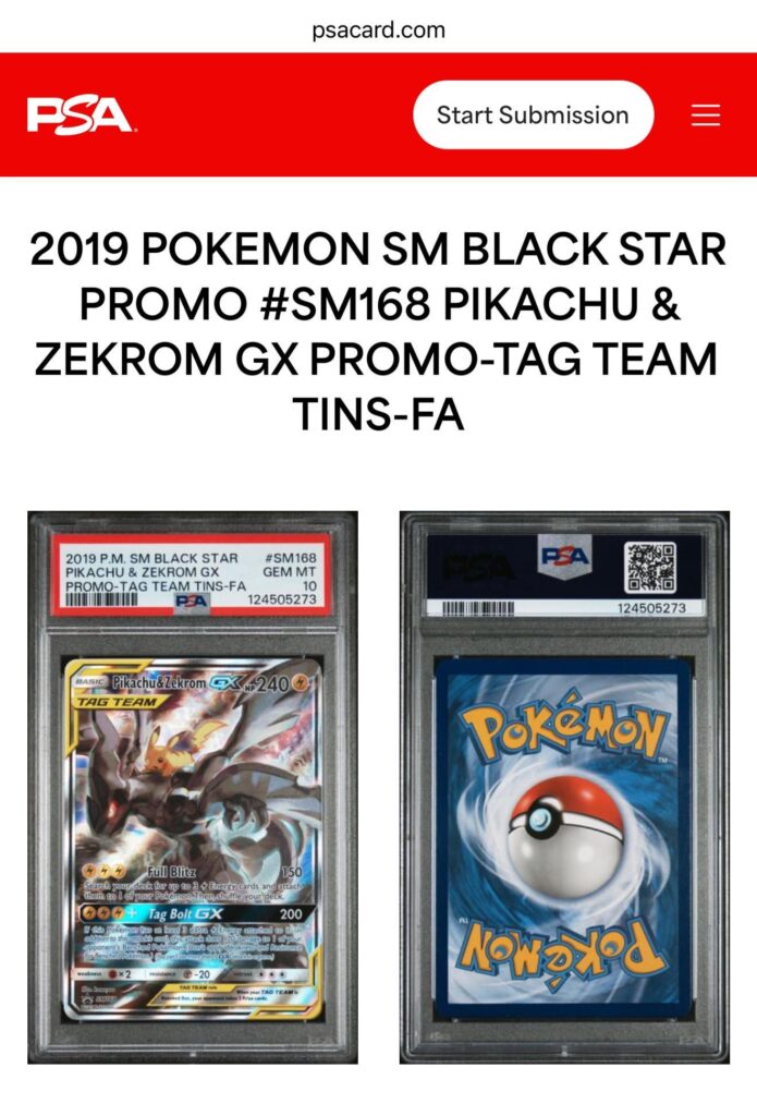 My pikarom I used to win a store championship graded a 10!