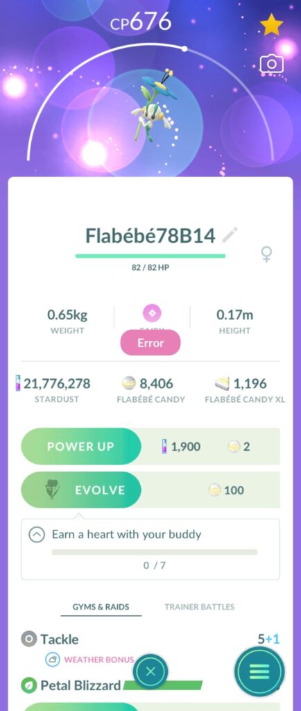 Floette/Florges Evolution Requirement Counter Got Reset at the Start of the Community Day Event