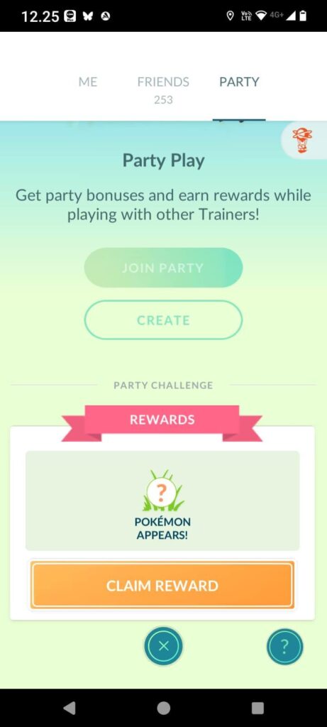 Game prevents catching pokemon from unclaimed party rewards and thus being in another party