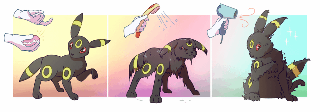 Bathtime for Umbreon