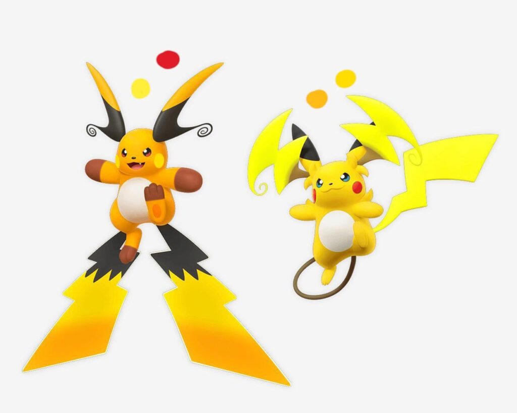 Mega Raichu X and Y color swap