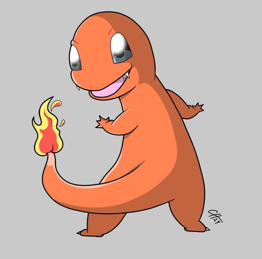 You all seemed to like the Bulbasaur line so here's Charmander & fam! (OC)