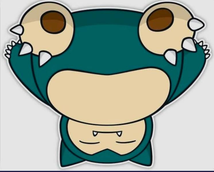 Upside down snorlax