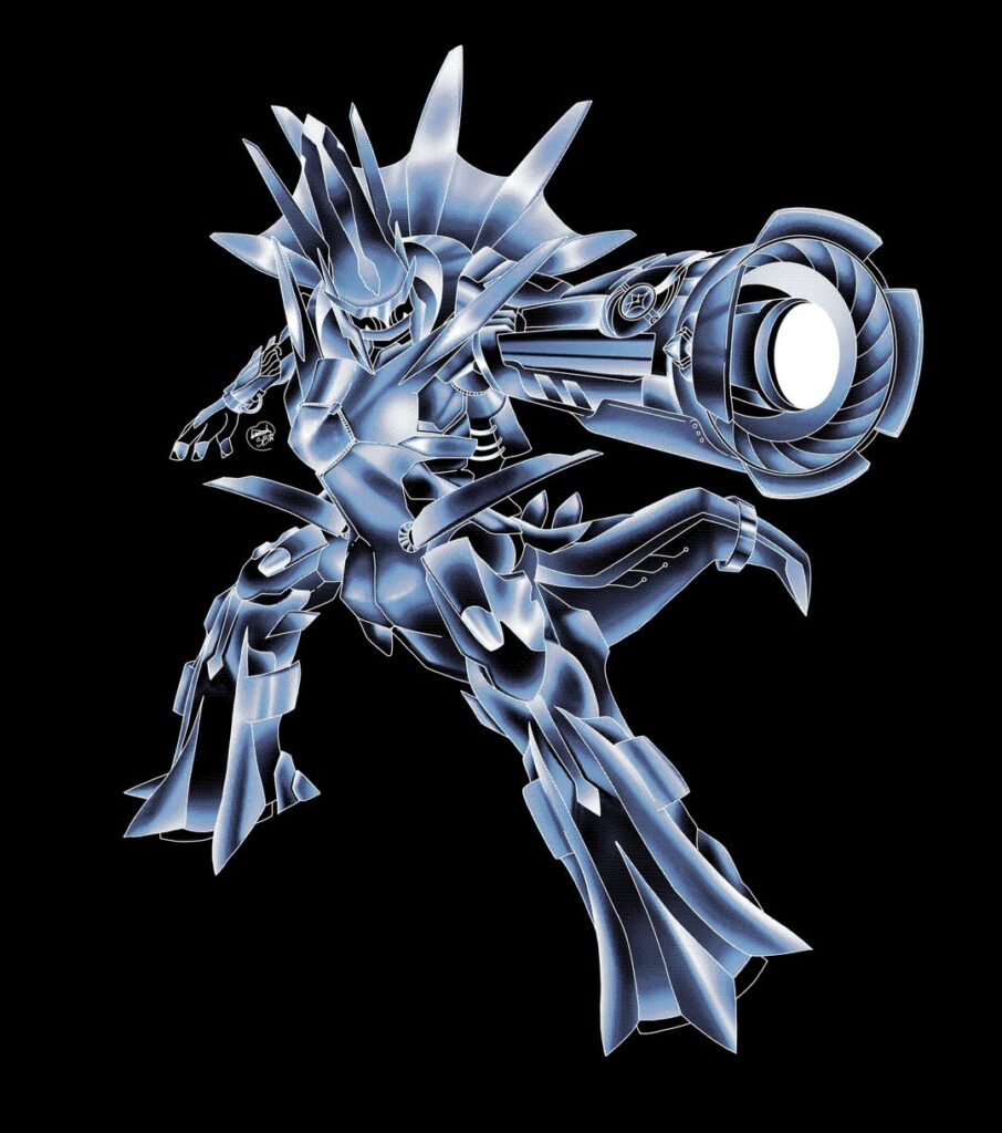 [OC] I drew Dialga and Palkia as giant robot mechs :)