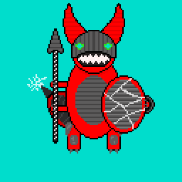 draguard the lackey pokemon (typing dragon and bug) first evolution