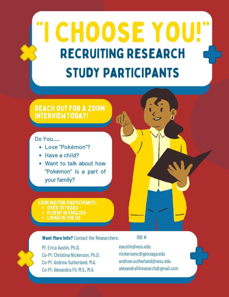 Pokémon & Family Communication Research Participation