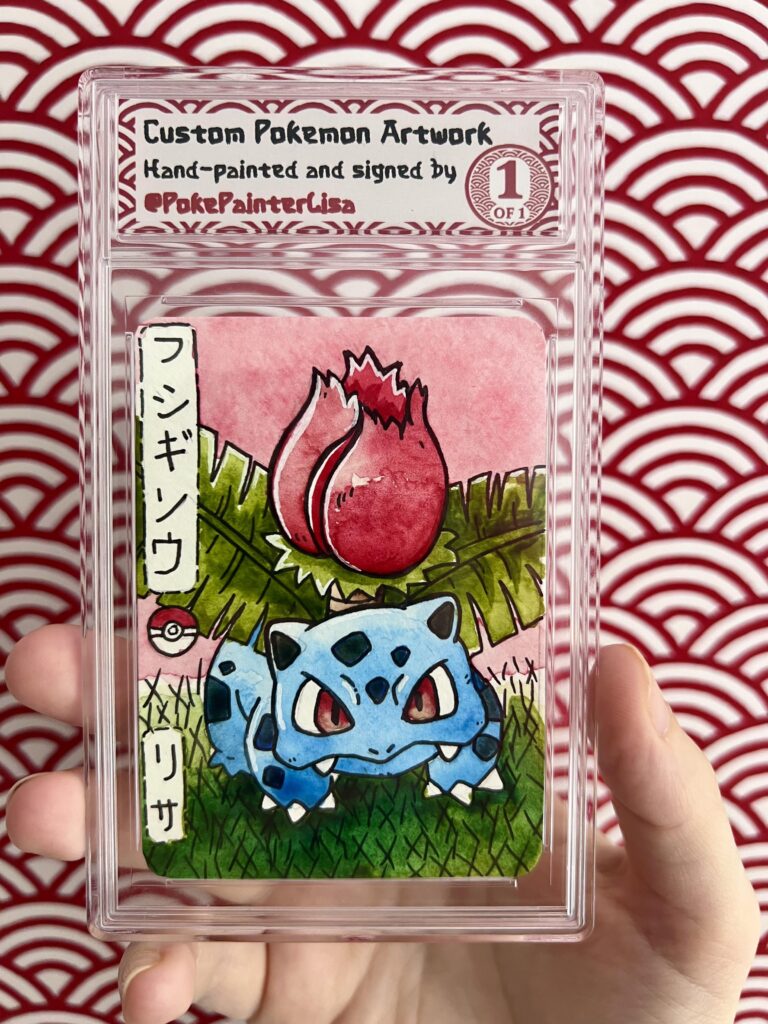I painted Ivysaur! 🍃