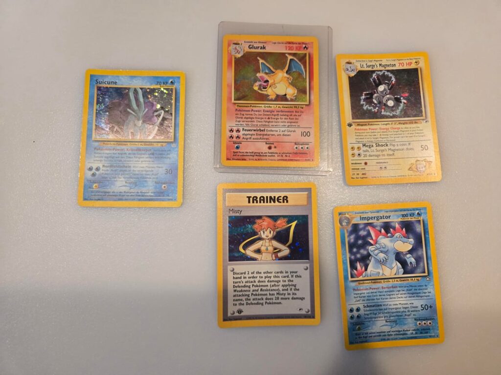 Found some Pokémon in a stack of Yu-Gi-Oh cards at a local thrift