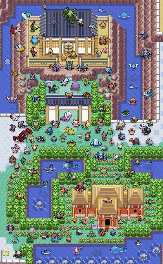 [oc] - Every Hoenn Pokemon… Except 1 is missing. Can you find the missing mon?