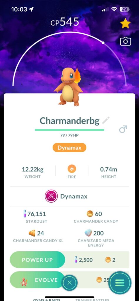 If I evolve this old charmander will it learn blast burn?