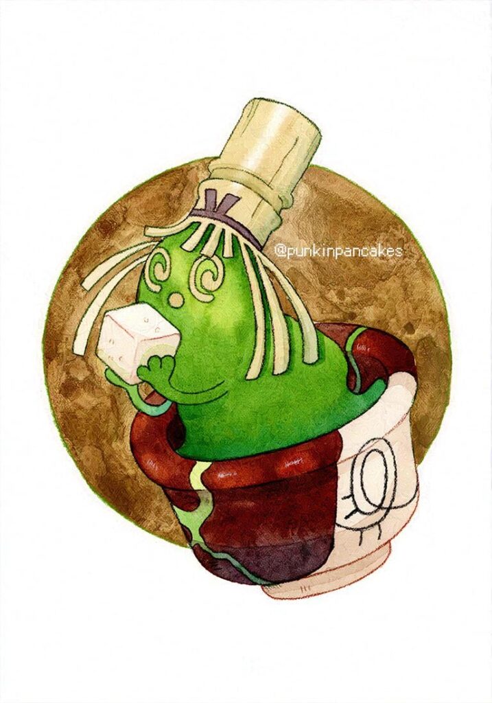[OC] I painted that back circle with matcha!