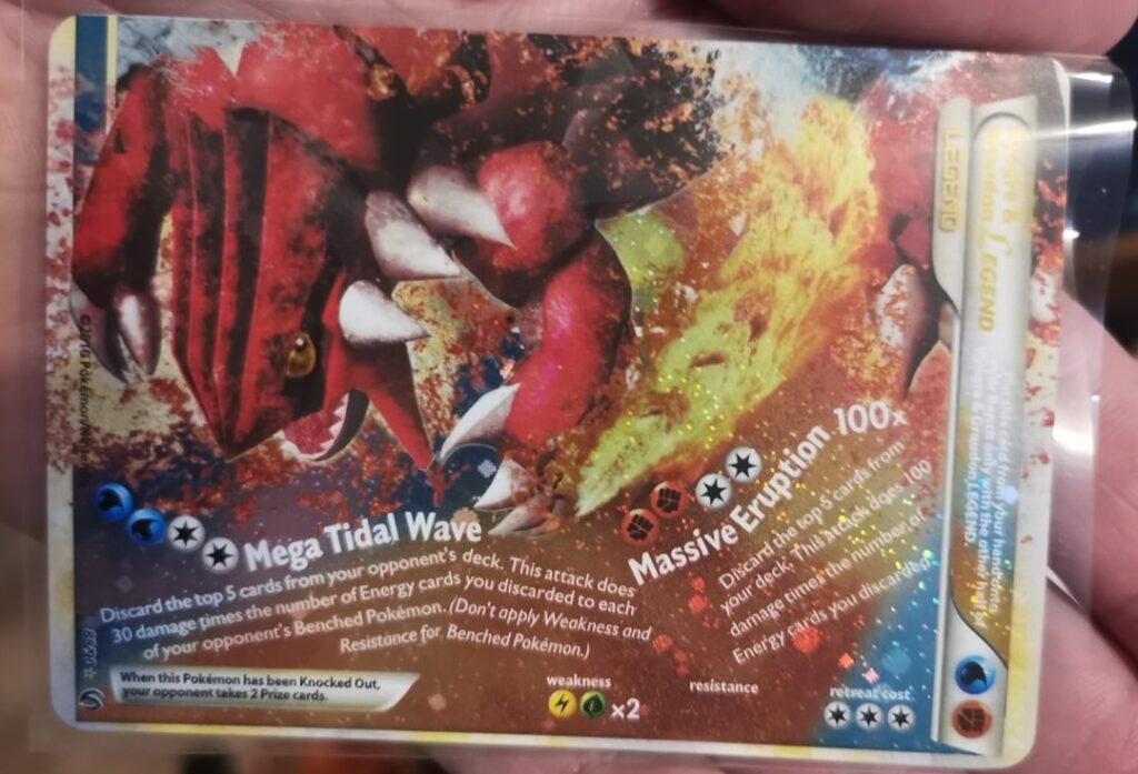 Pokémon legendary Groudon & Kyogre Miscut #87 #88