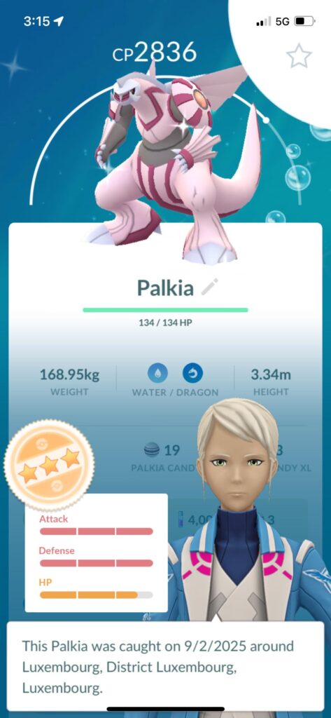 first standard palkia raid I’ve ever done