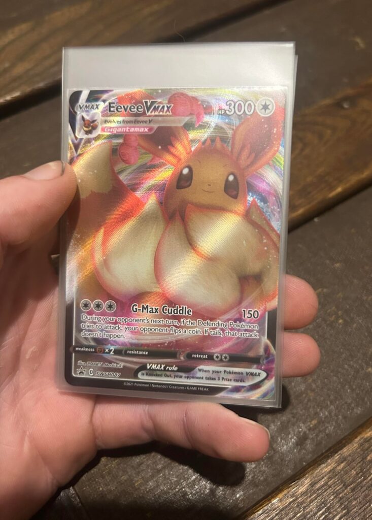 Some cards I picked up today, ft. the first card my daughter wanted sleeved