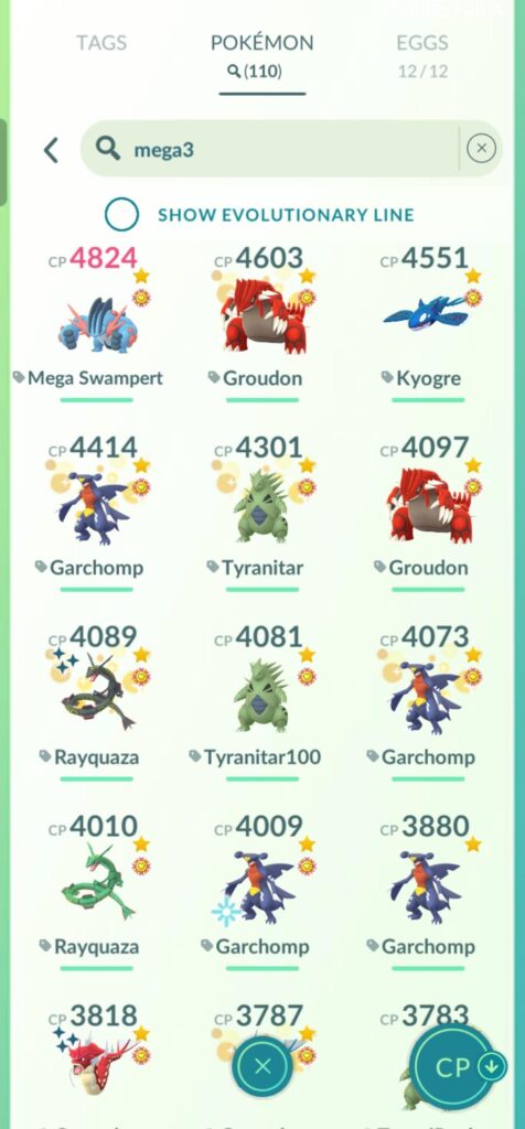 How many Max level Mega Pokémon do you have?