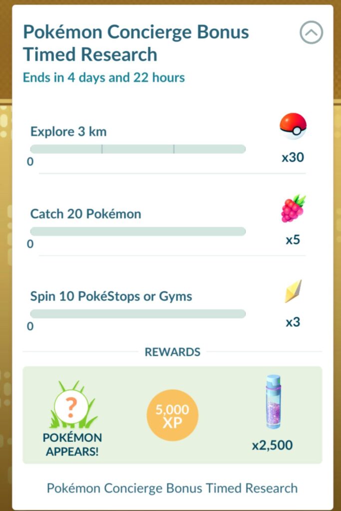 Bonus Pokemon Concierge Promo Code!