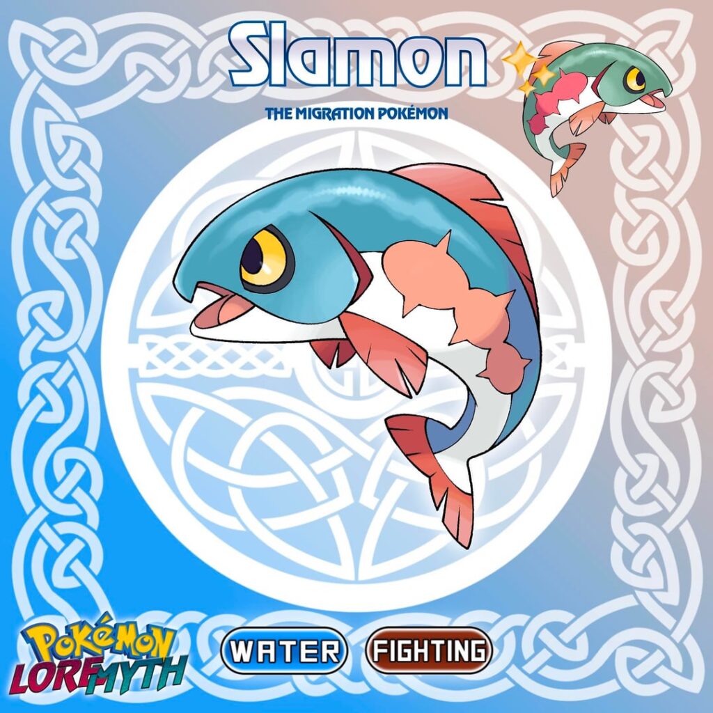 Oh, your Finfant has evolved into Slamon!