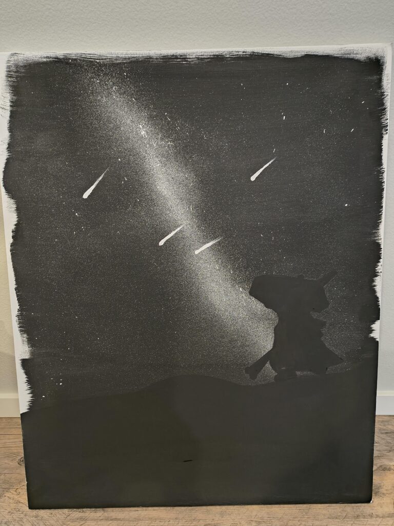 I made a painting