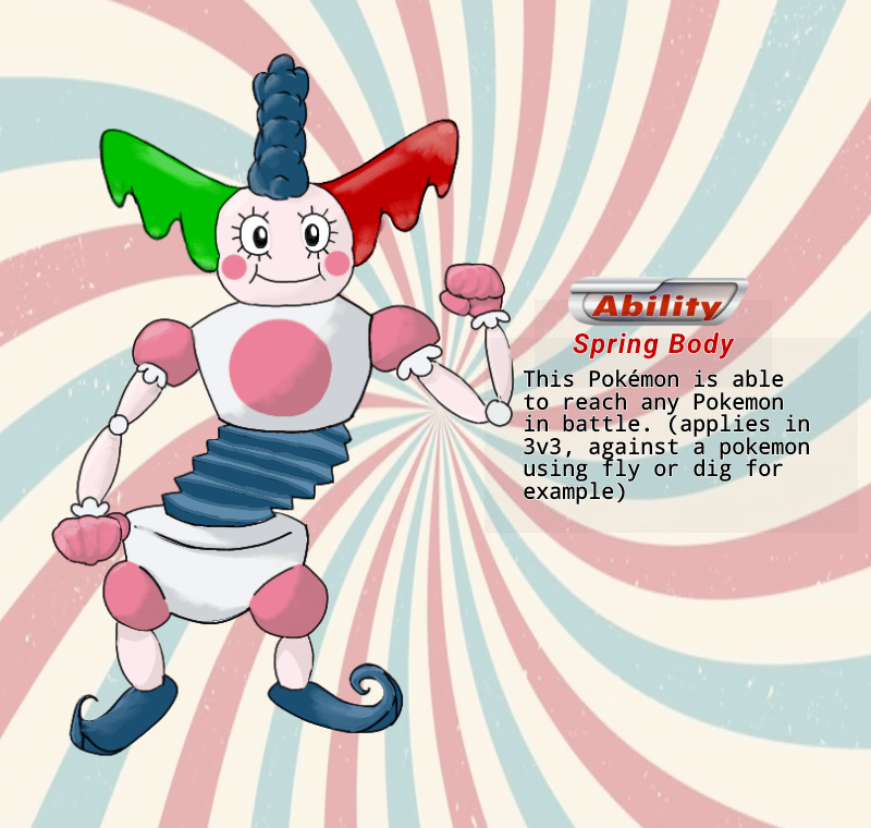 My version of a non-Galarian evolution for Mr. Mime : Mr. Boing !