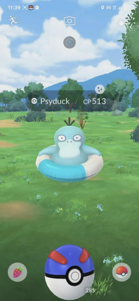 Shiny costume Psyduck