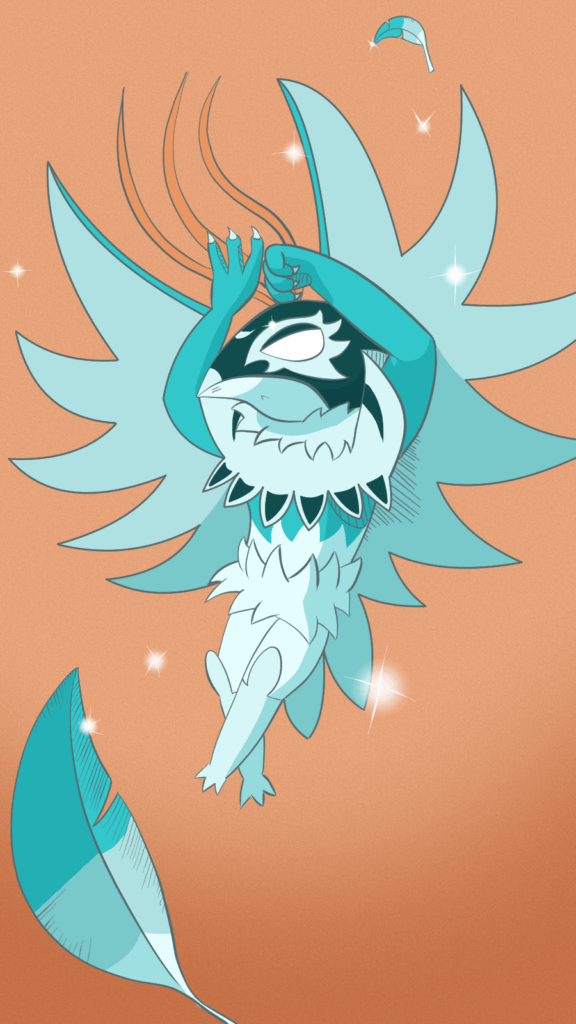 Mega Hawlucha I drew on stream today