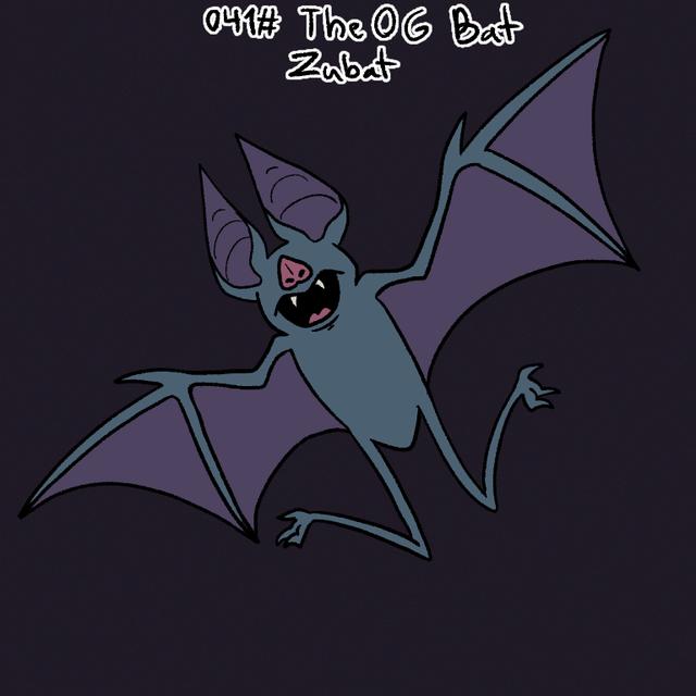 [OC] The bats of gen 1, the common cave inhabitants.