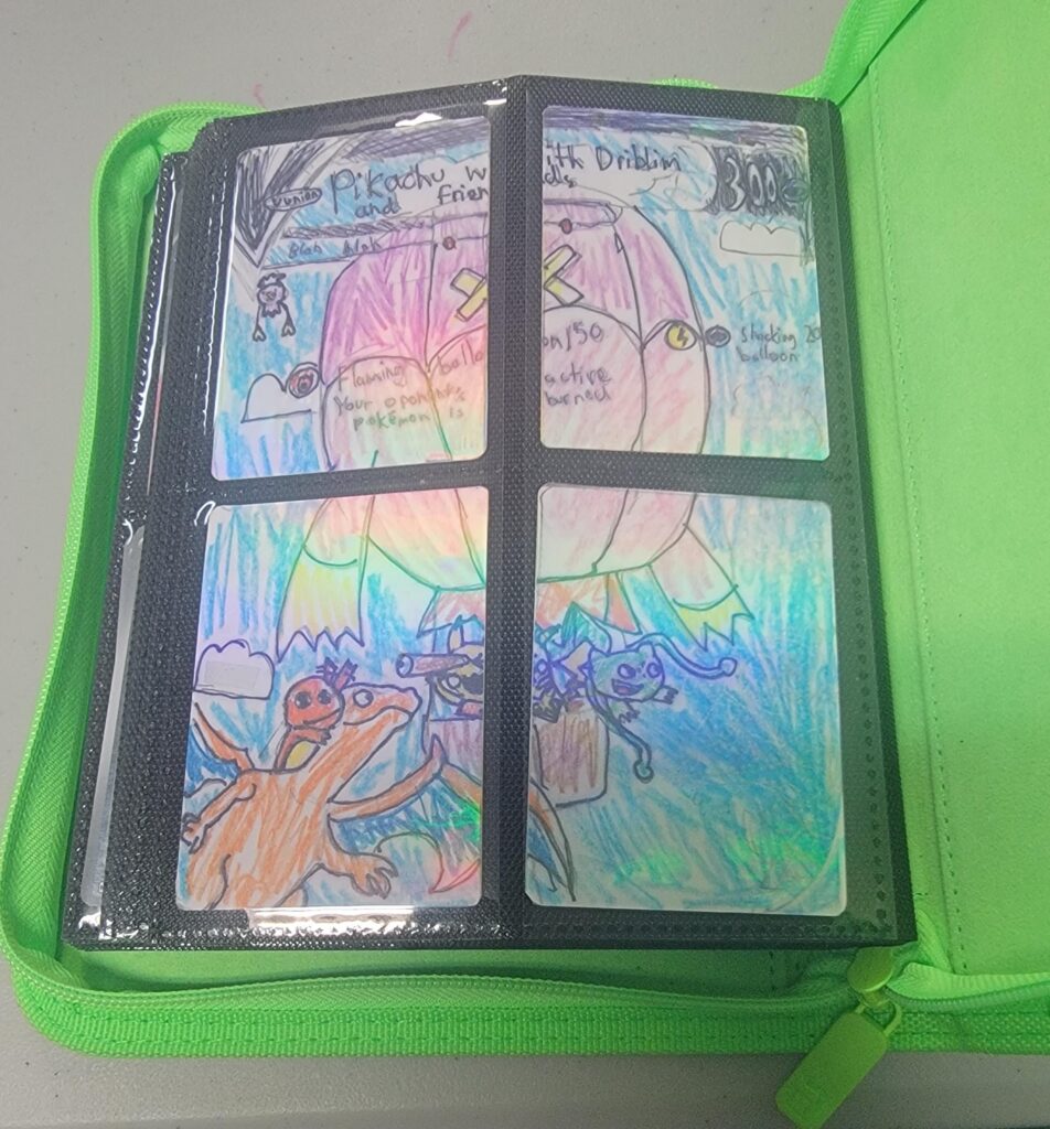 Trade binder at my local shop