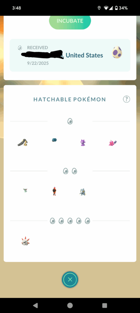 Lavesta is back in eggs.