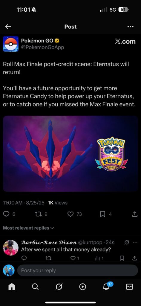Eternatus will return