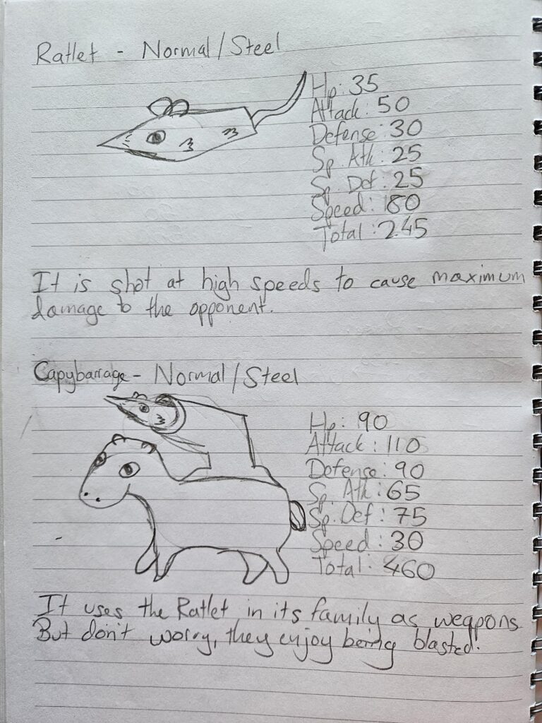 Ratlet and Capybarrage