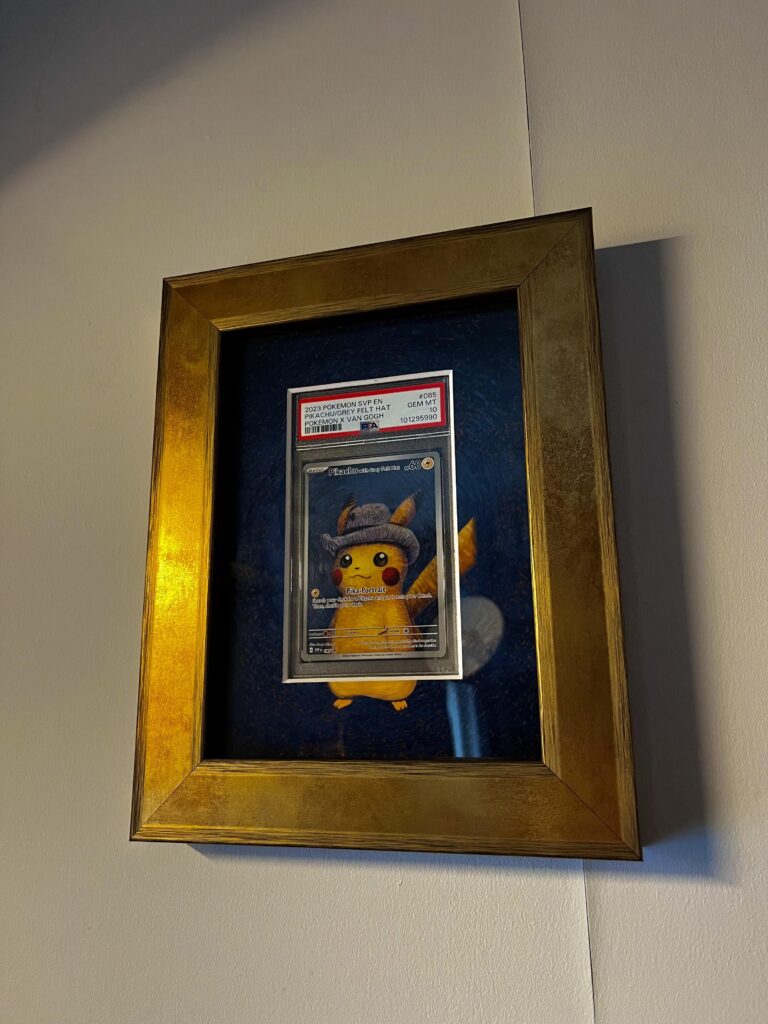 Over the moon with my Van Gogh Pikachu custom frame 🖼️