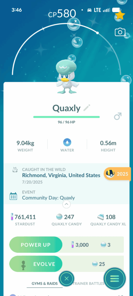 No shiny since July! WBU guys?
