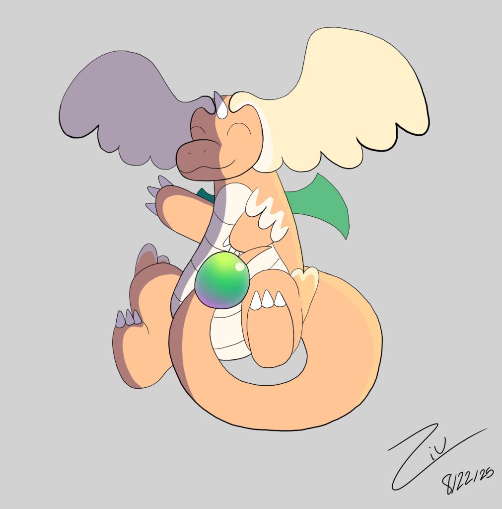 Mega Dragonite! Art made by me!