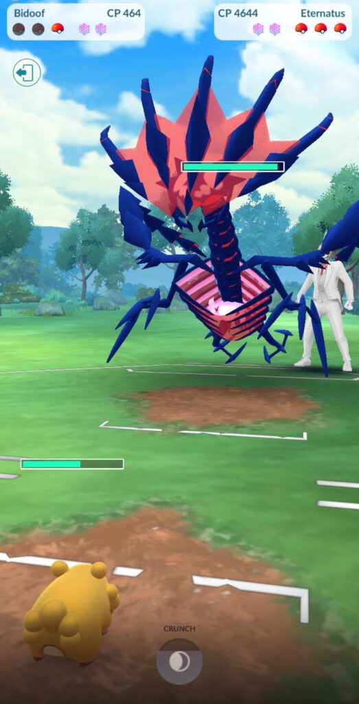 Finally! An opponent worthy of my Shiny Bidoof! An epic battle worthy of the Master League!