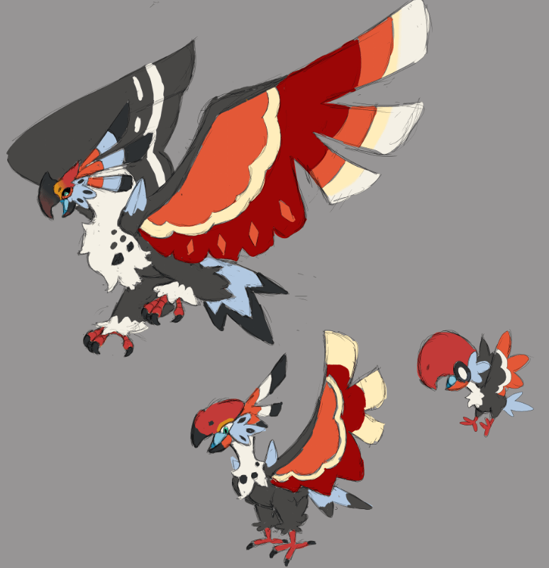 I once worked on a Mesopotamian Lefends Region, here is the Regional now Extinct Bird line.