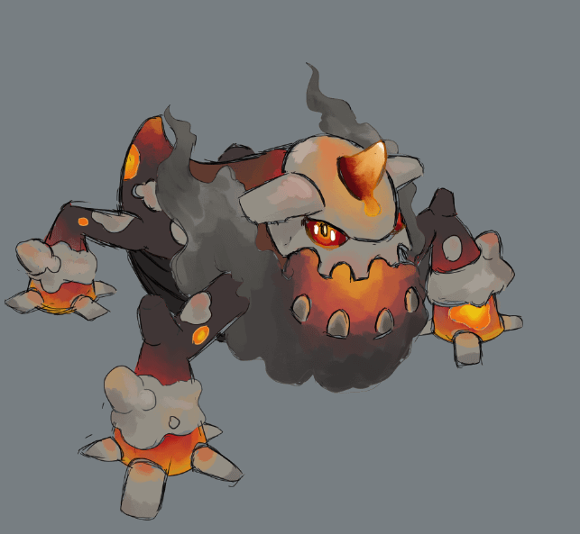 One of the 4 Guardians from Legends Wilderness. Awakened Heatran