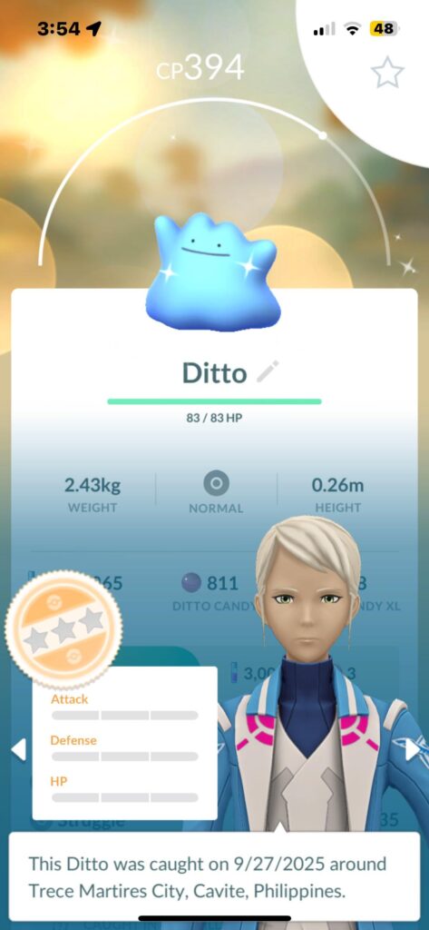 My Shiny Nundo Ditto