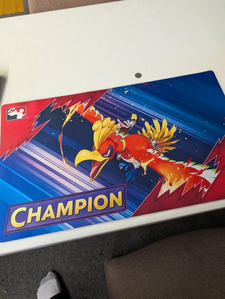 I did well enough at my local league cup to get this fancy playmat